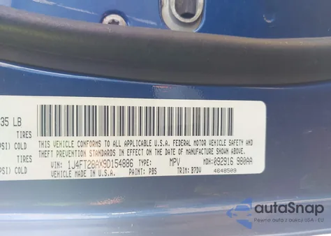 2009 Jeep Patriot Sport from USA, damaged, VIN 1J4FT28AX9D154886